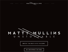 Tablet Screenshot of mattymullins.com